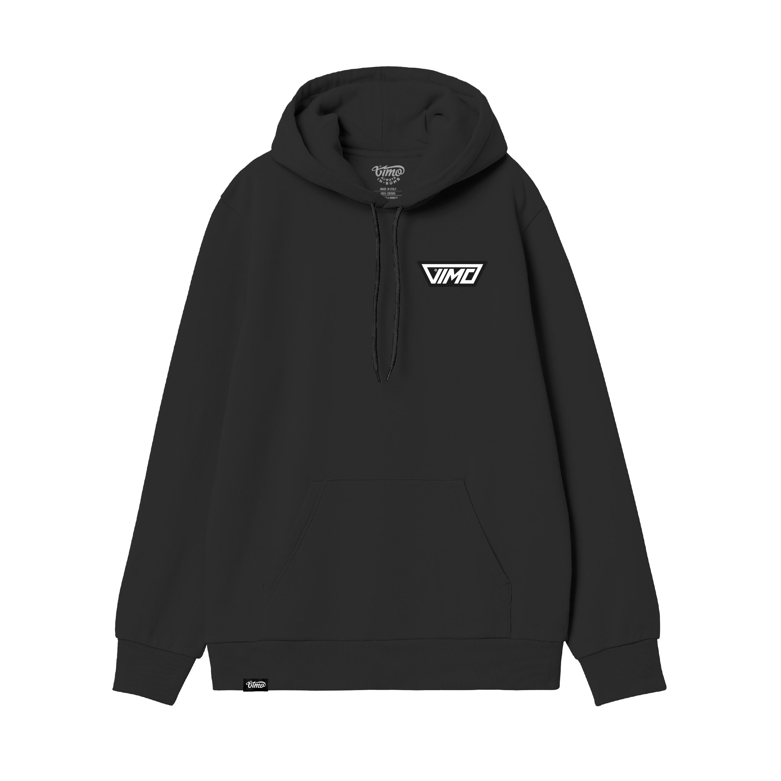 B Wheels Hoodie Nero