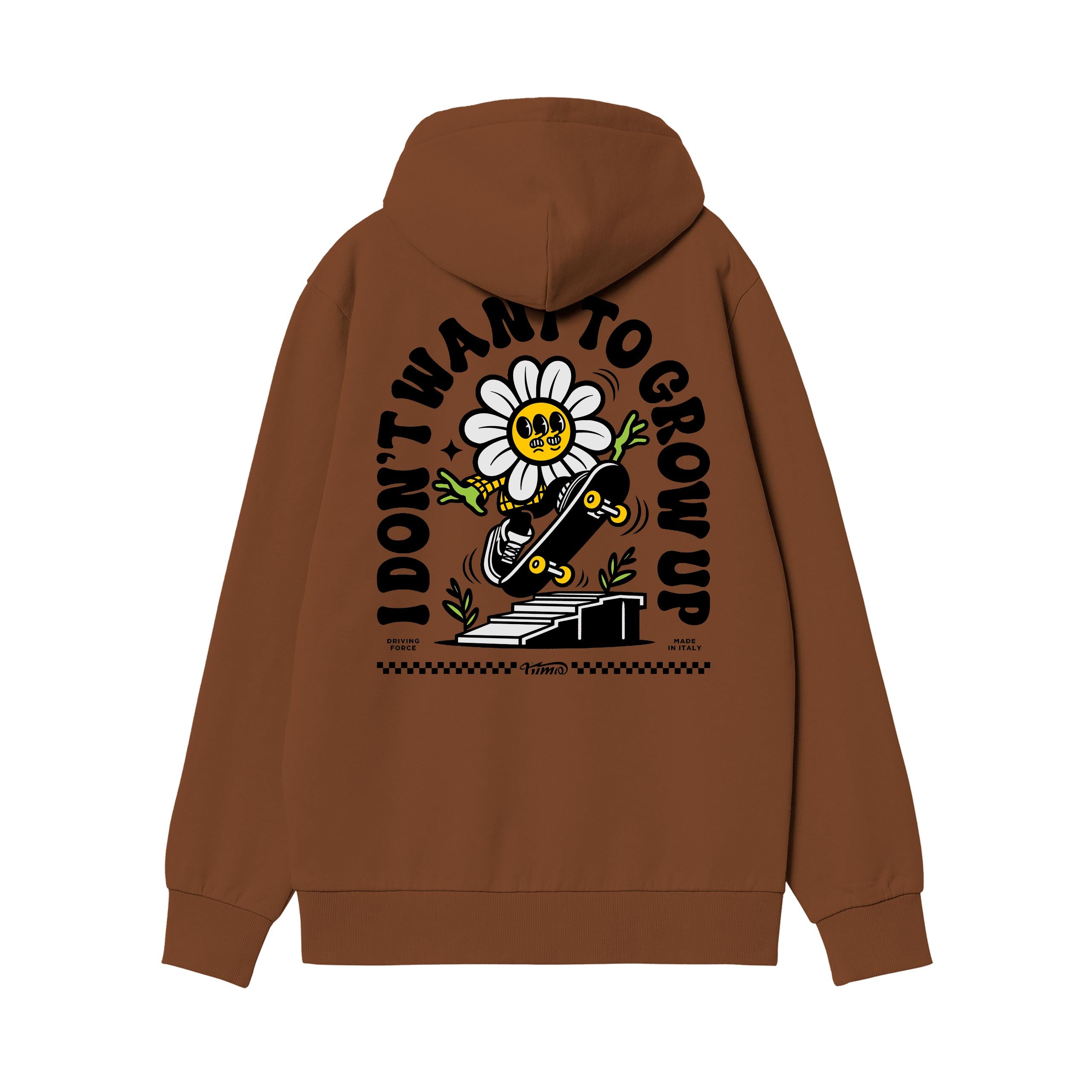 Daisy Hoodie Tabacco