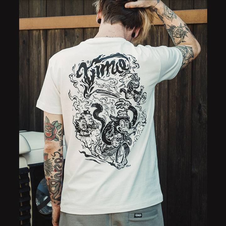 Three Pigs T-shirt Panna