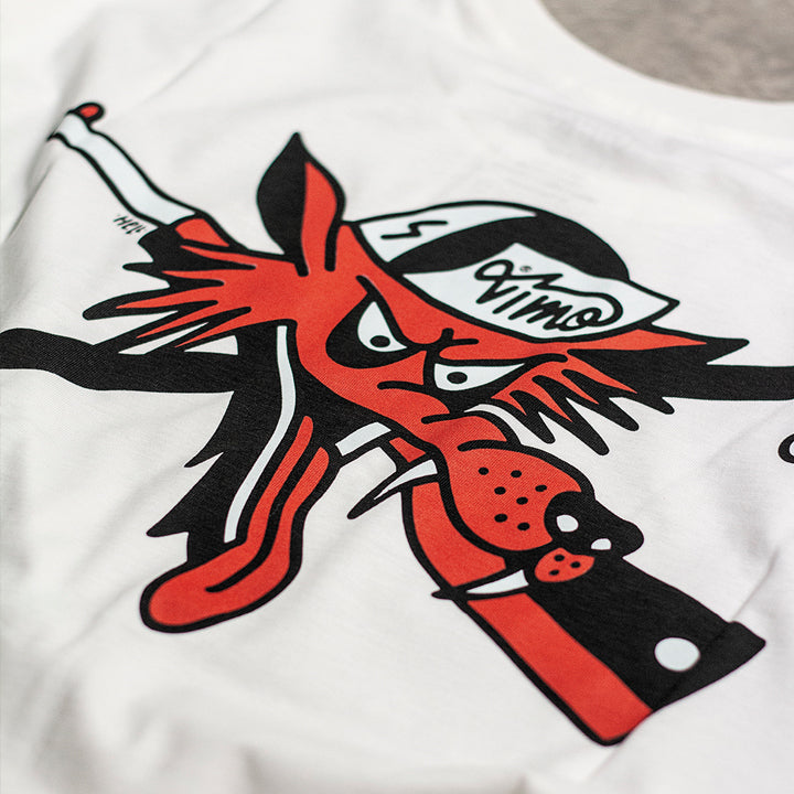 T-Shirt Vimo Wolf Panna