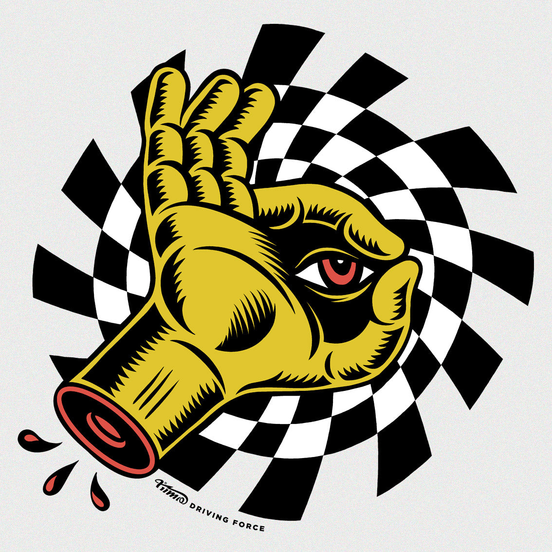 Hand Eyes T-shirt Panna