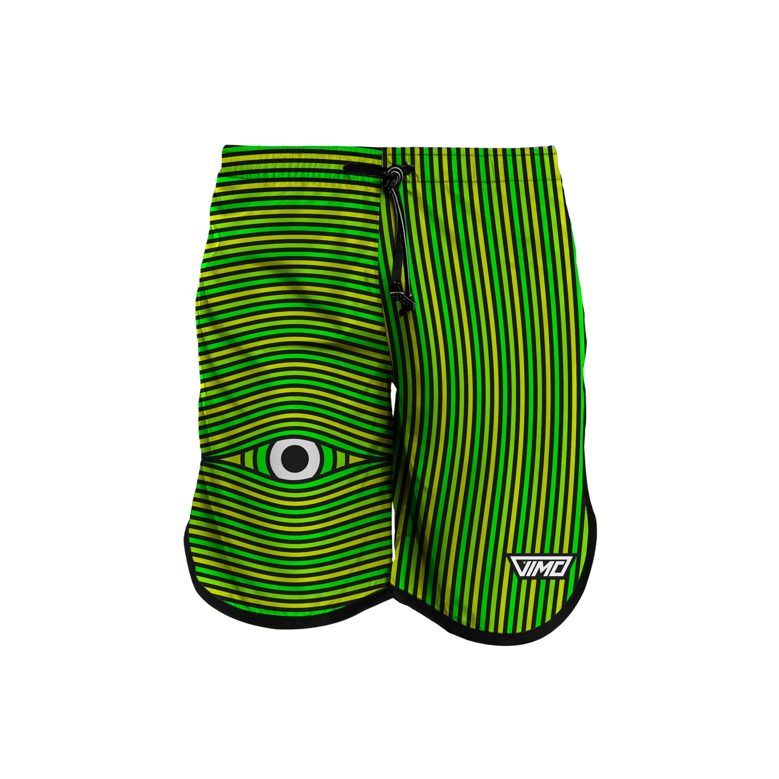 Short Basket 1002 Eye Lines Verde