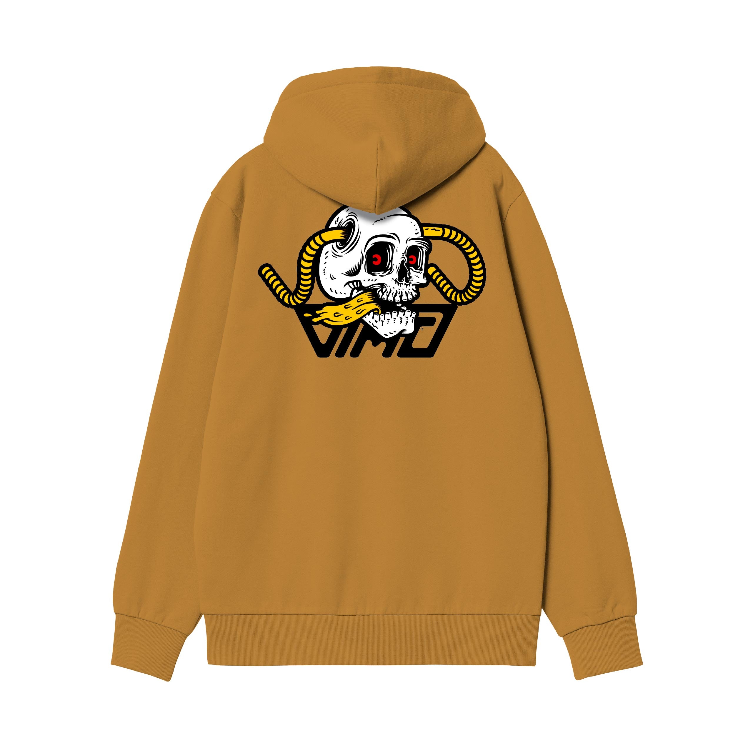 Fast Skull Hoodie Ocra