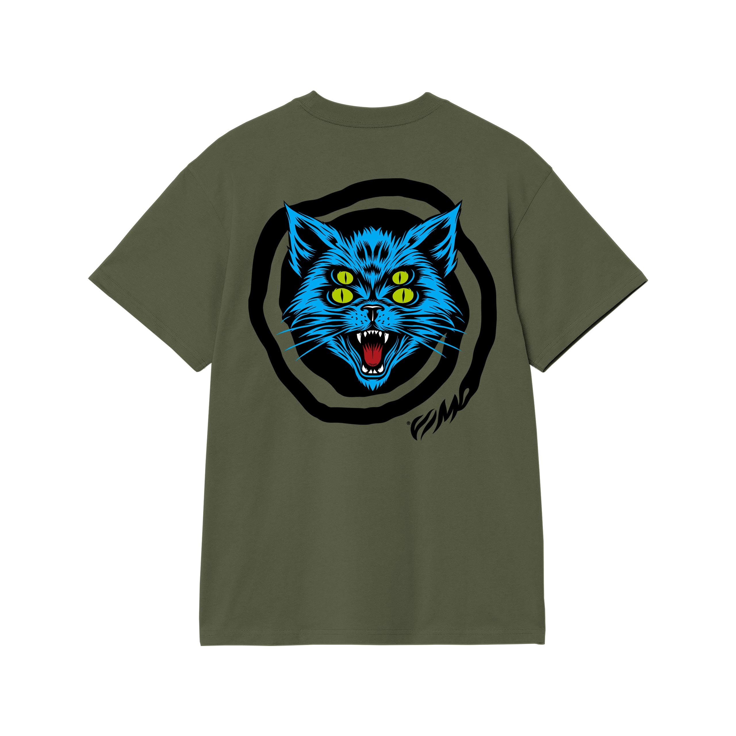 Hypnotic Cat T-shirt Muschio
