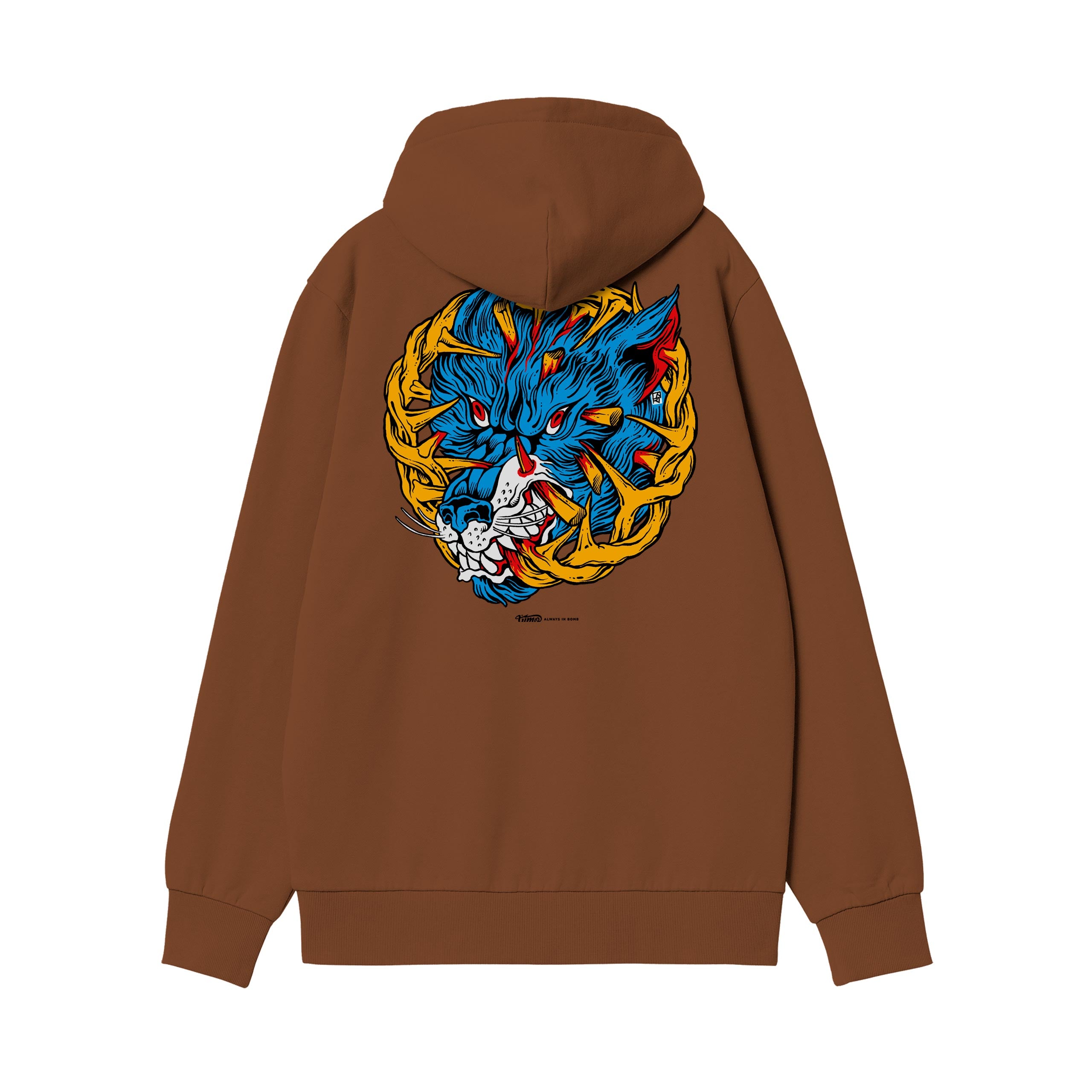 Kick Wolf Hoodie Tabacco