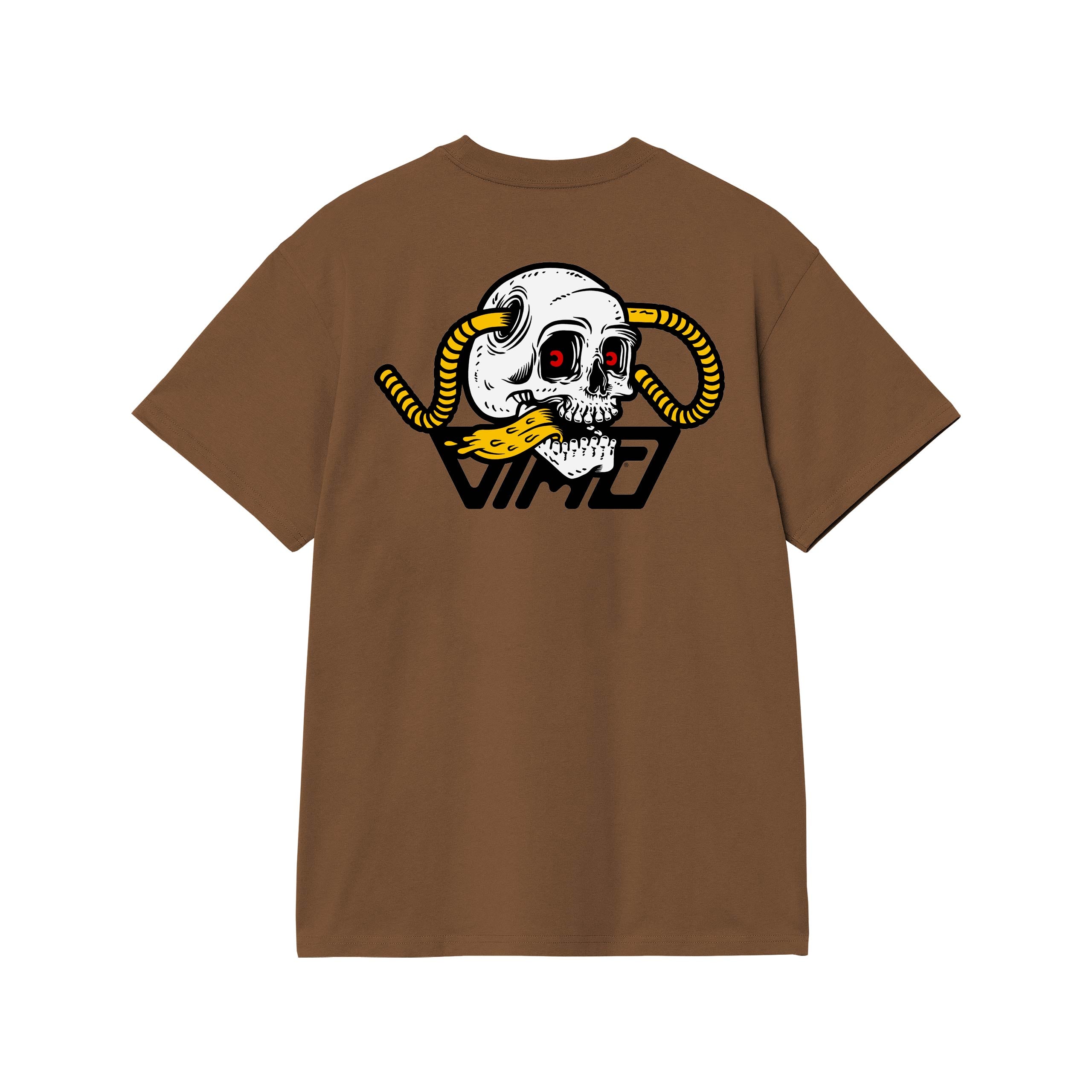 Fast Skull T-shirt Tabacco