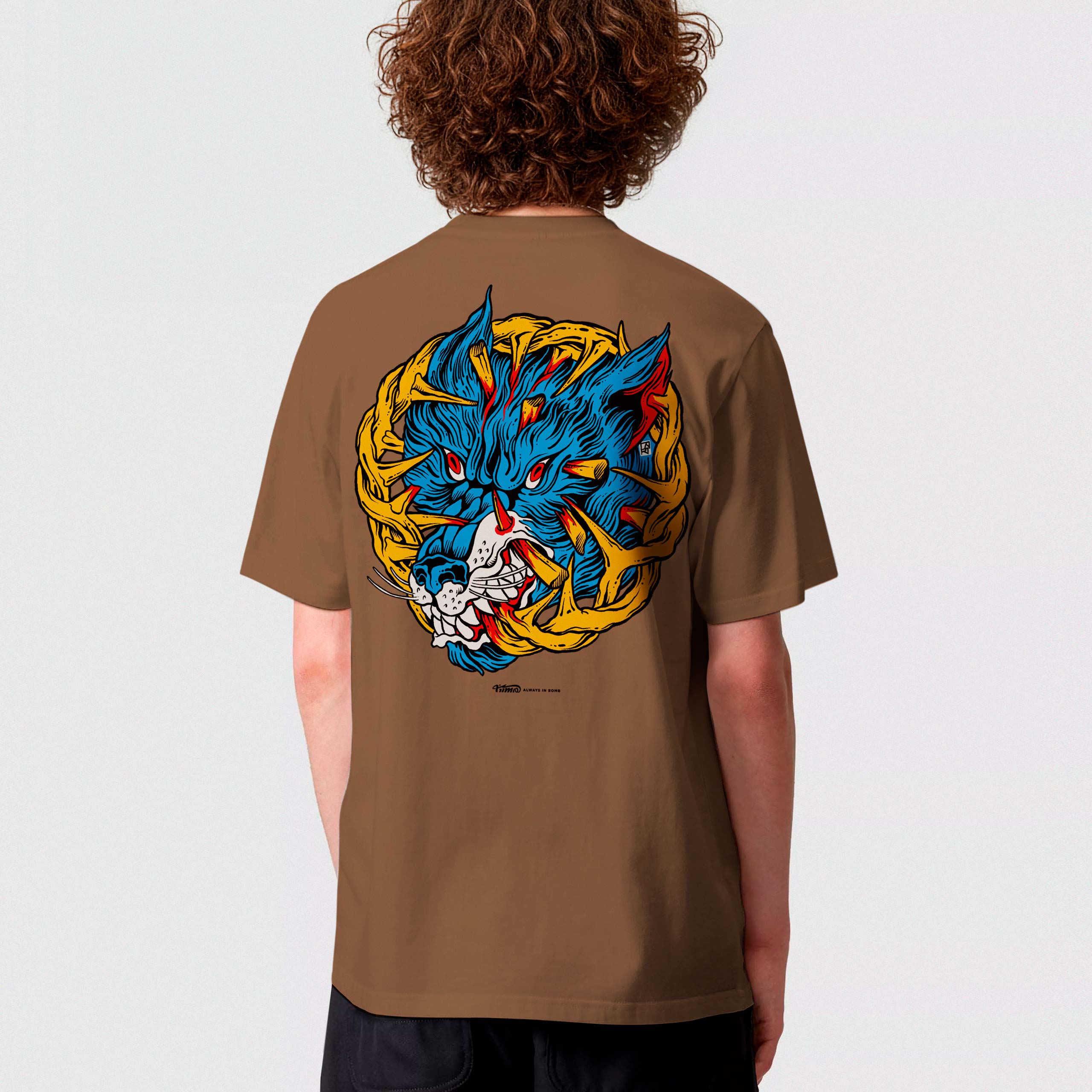 Kick Wolf T-shirt Tabacco