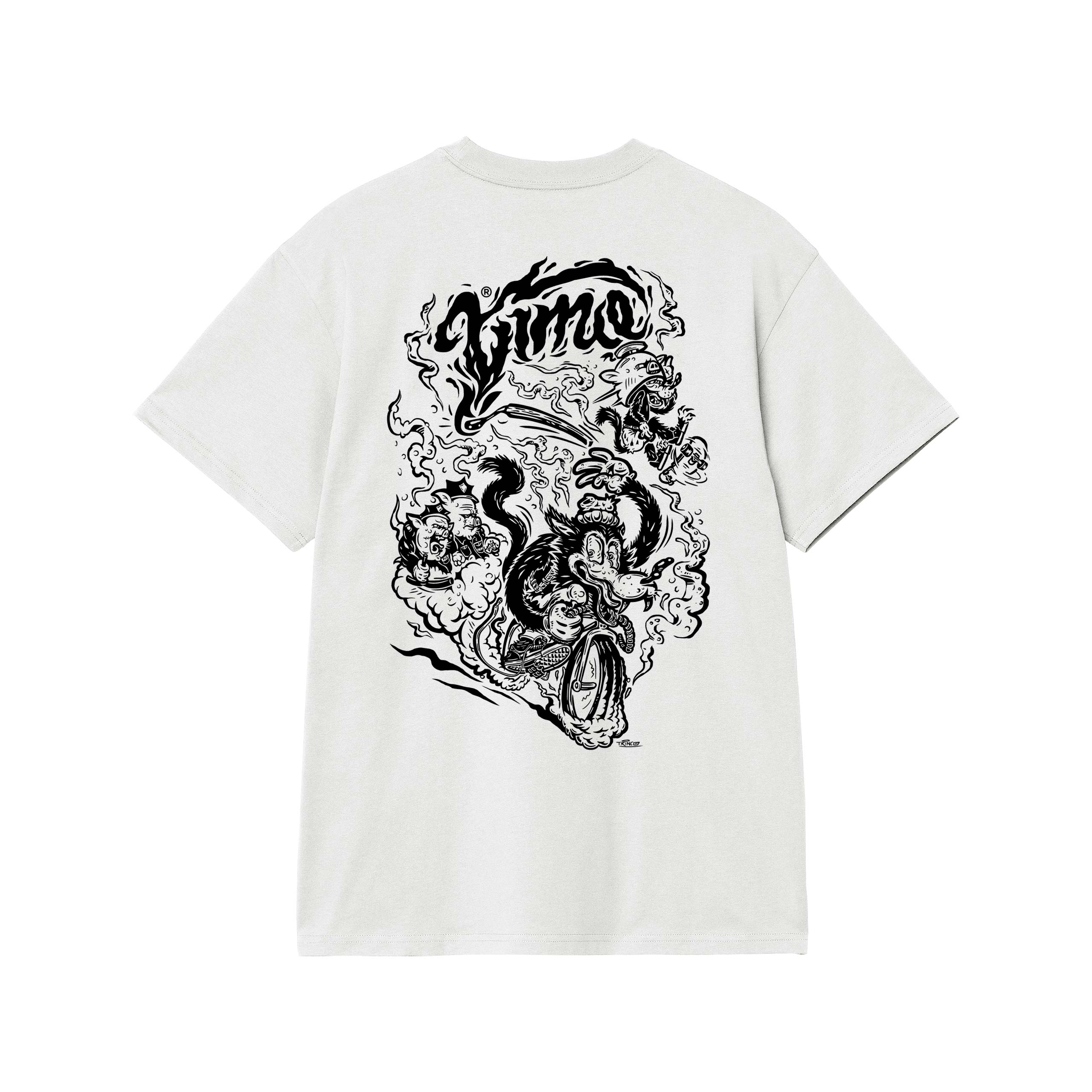 Three Pigs T-shirt Panna