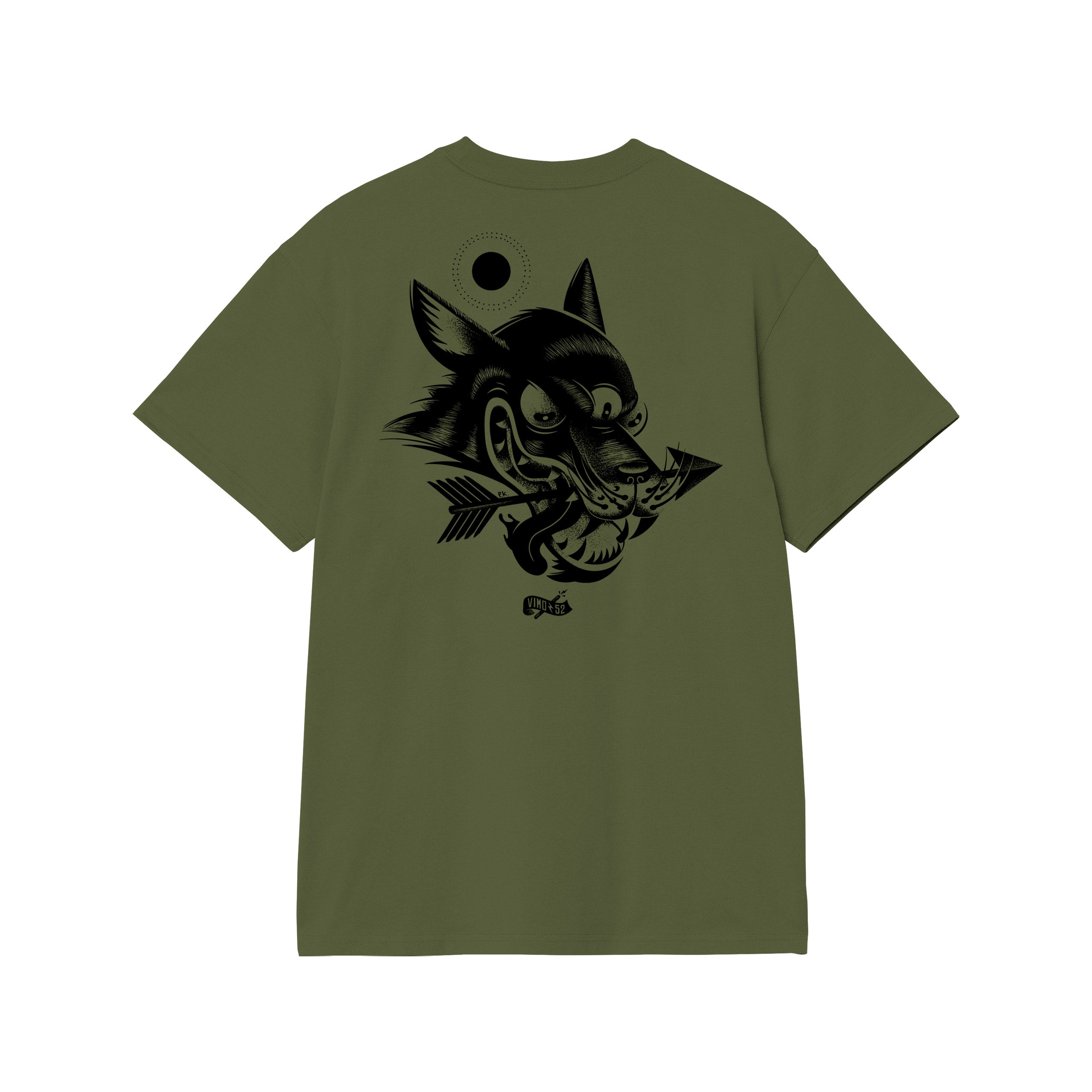 WolfMoon T-shirt Muschio