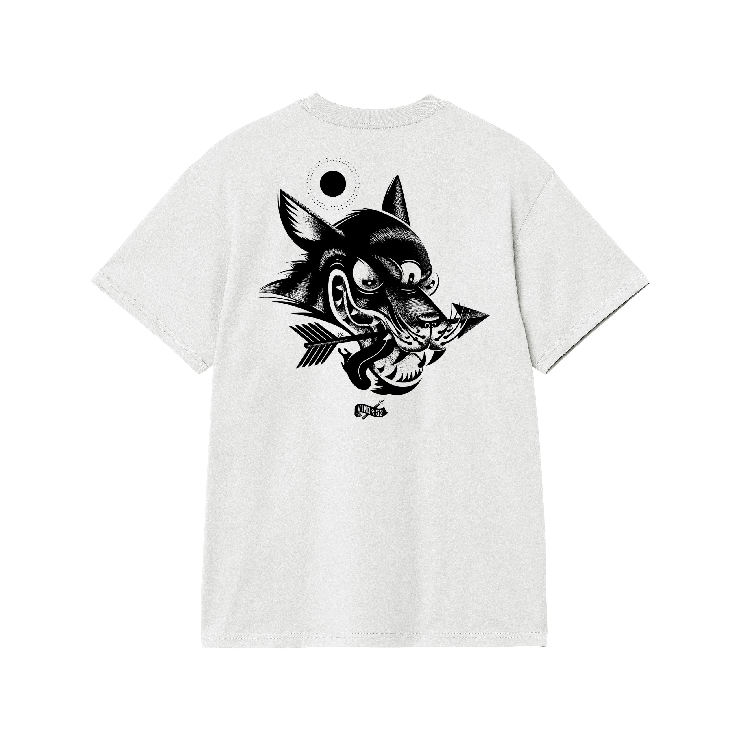 WolfMoon T-shirt Panna