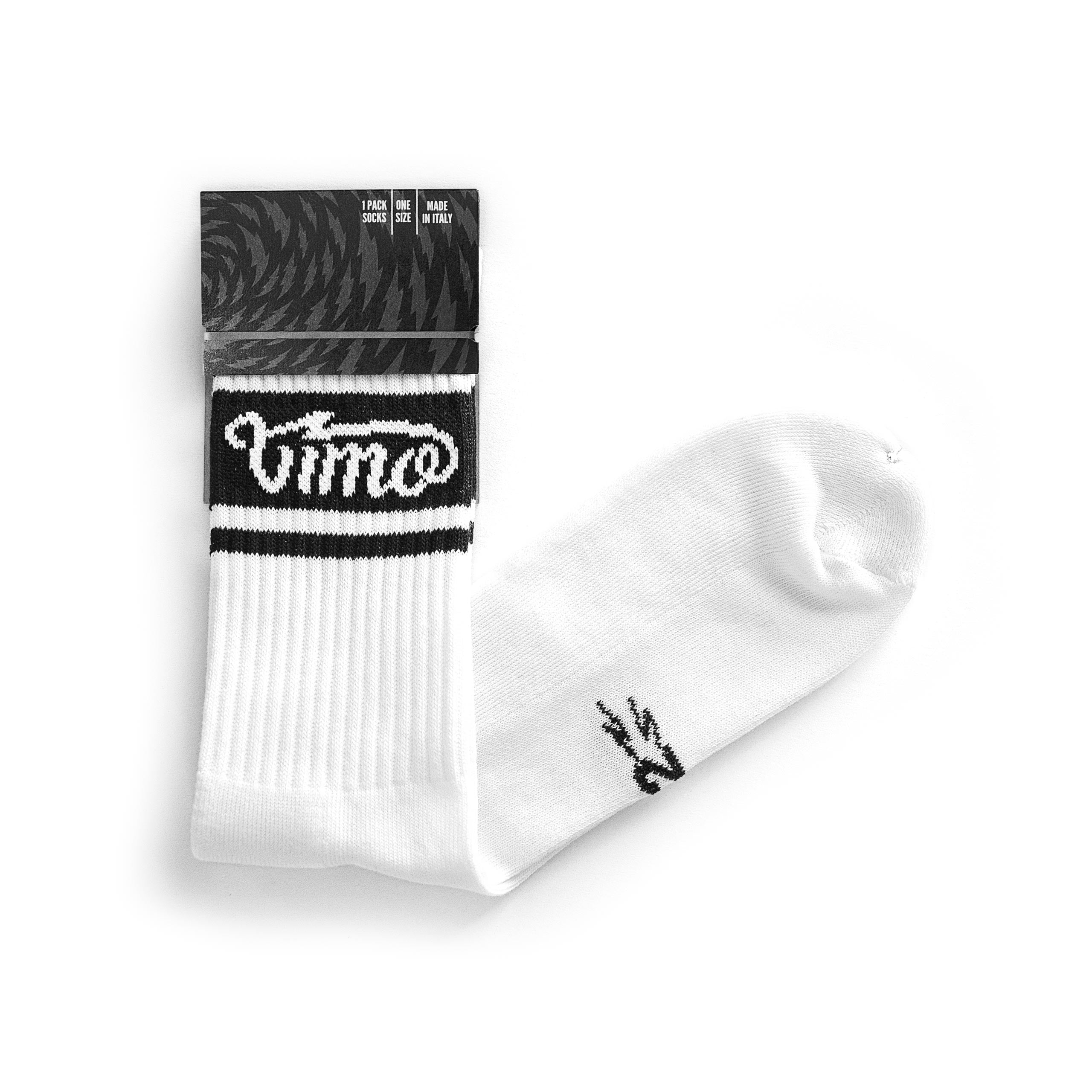 Vimo52 Socks Bianco/Nero