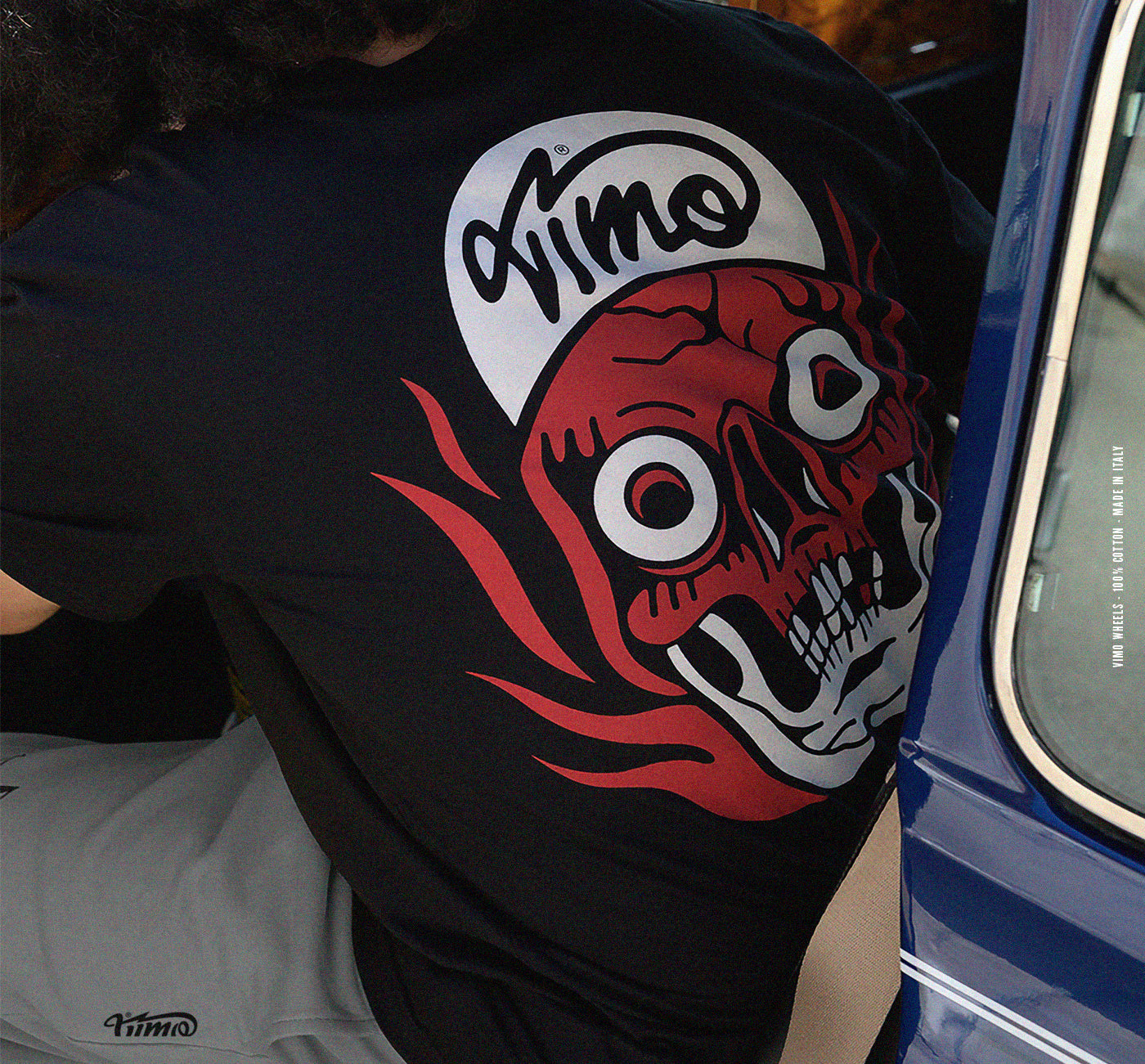 Vimo Wheels T-shirt Nero